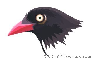 IllustratorCS6用色階畫(huà)法精細(xì)設(shè)計(jì)鳥(niǎo)類插畫(huà)