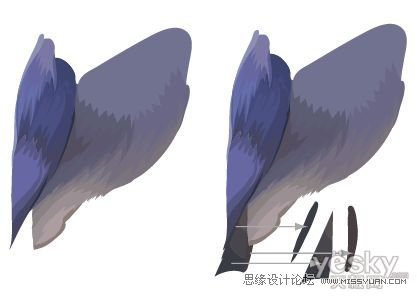 IllustratorCS6用色階畫(huà)法精細(xì)設(shè)計(jì)鳥(niǎo)類插畫(huà)