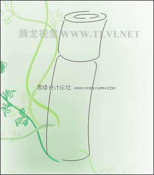 教你用CorelDRAW設計水墨畫效果的香水廣告