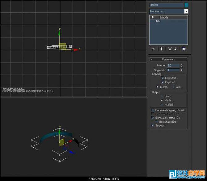 教你怎么用3DMAX做簡單螺紋模型