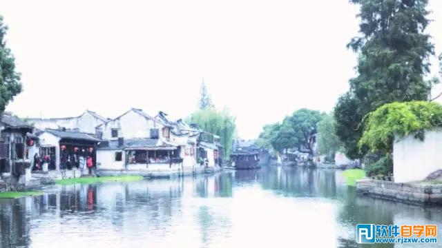 PS處理2組風(fēng)景圖片成水墨畫效果